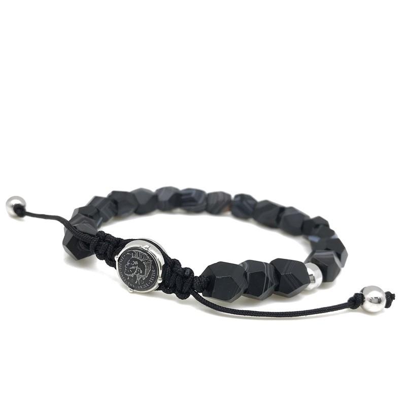 DIESEL（ディーゼル） ブラック ブレスレット DX1134040 : WOODNET