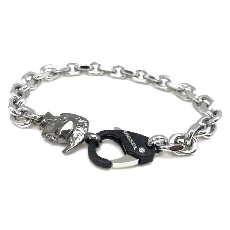 DIESEL（ディーゼル） シルバー ブレスレット DX1146040 : WOODNET