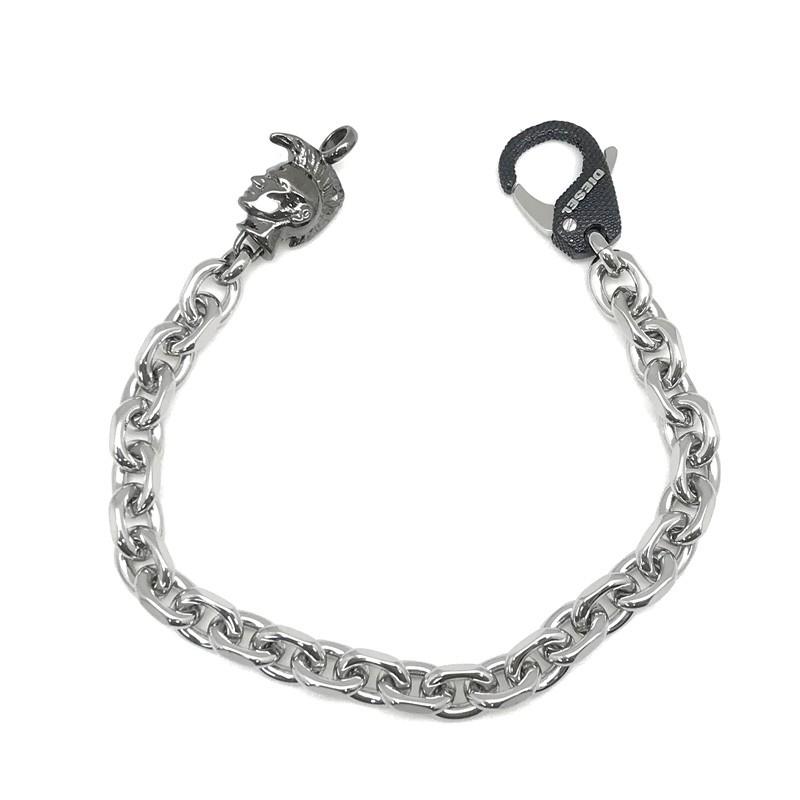 DIESEL オーバルD チェーンブレスレット シルバー 正規品 美品 DIESEL（ディーゼル） シルバー ブレスレット DX1146040 : WOODNET