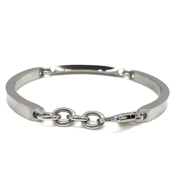 DIESEL（ディーゼル） マットシルバー×シルバー ブレスレット