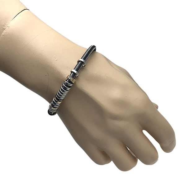 DIESEL シルバー ブラック ブレスレット DIESEL（ディーゼル） シルバー×ブラック ブレスレット DX1185040