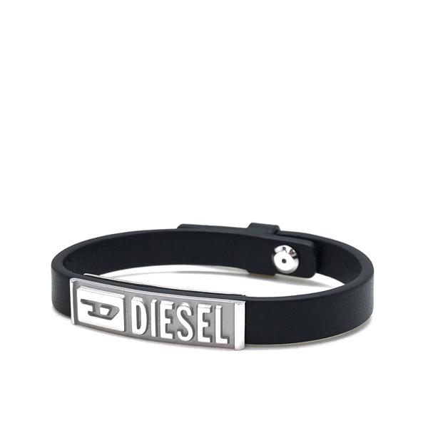 DIESEL（ディーゼル） ブレスレット ブランド ブラック×シルバー
