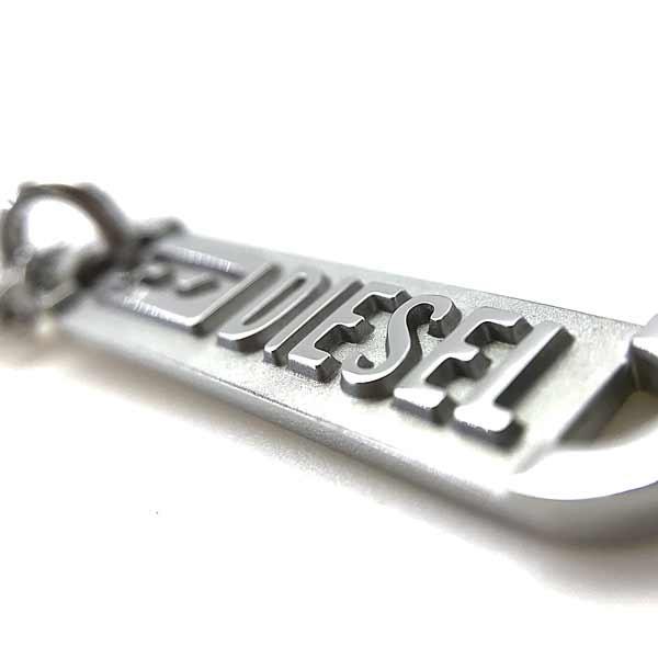 DIESEL（ディーゼル） ネックレス ブランド シルバー ロゴプレート
