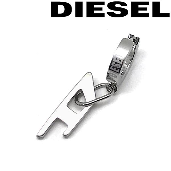 DIESEL（ディーゼル） 片耳用ピアス ブランド シルバー ロゴ DX1336040
