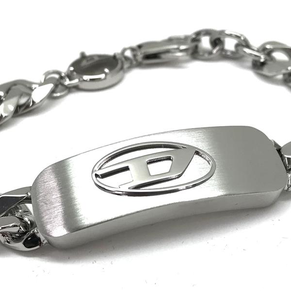 DIESEL（ディーゼル） ブレスレット ブランド シルバー×マットシルバー