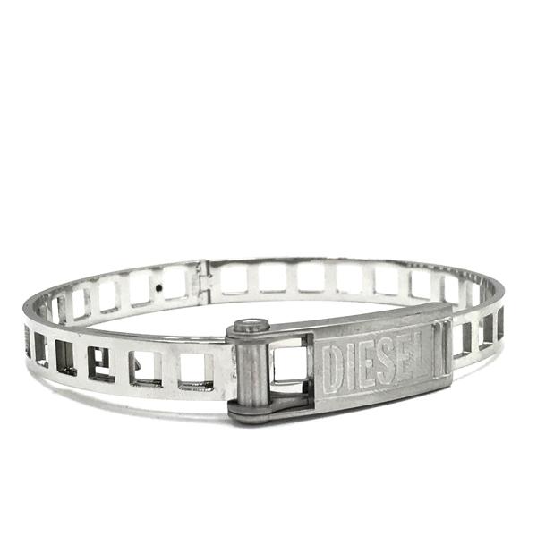 DIESEL（ディーゼル） ブレスレット ブランド マットシルバー×シルバー
