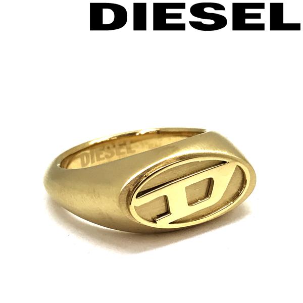 DIESEL（ディーゼル） マットゴールド リング・指輪 DX1376710