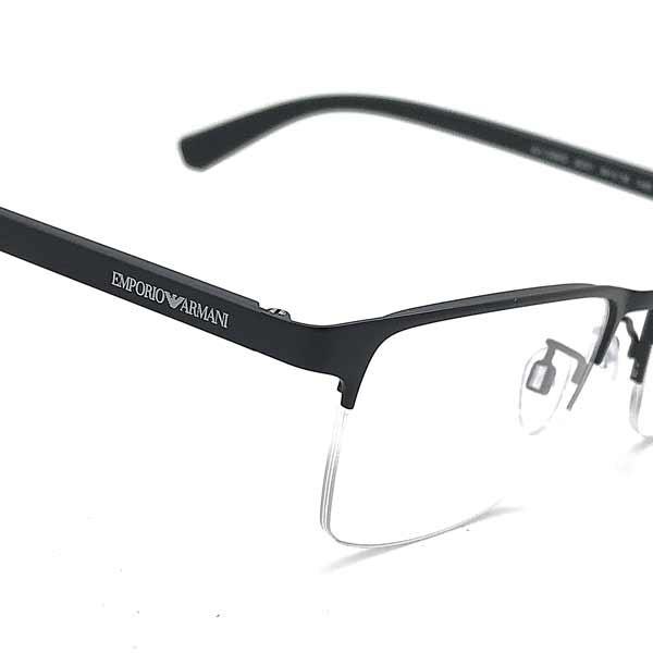 最終お値下げ❗️Emporio Armani ブラックフレーム メガネ(度あり) EMPORIO ARMANI エンポリオ アルマーニ マットブラックメガネ