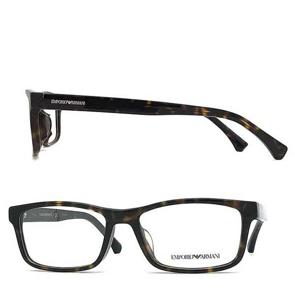 EMPORIO ARMANI エンポリオ アルマーニ マーブルブラウンメガネ