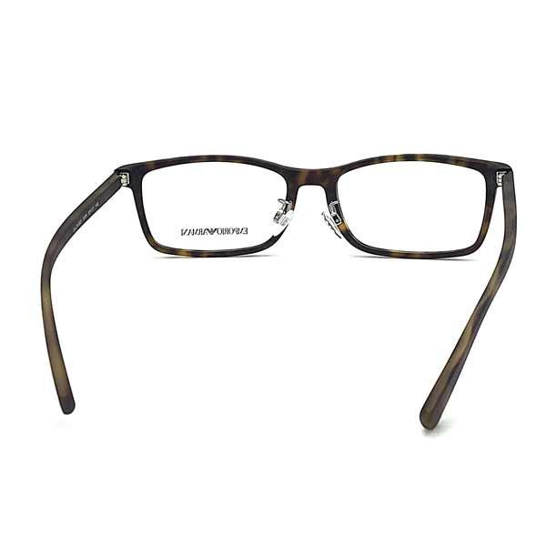 EMPORIO ARMANI エンポリオ アルマーニ マットマーブルブラウンメガネ