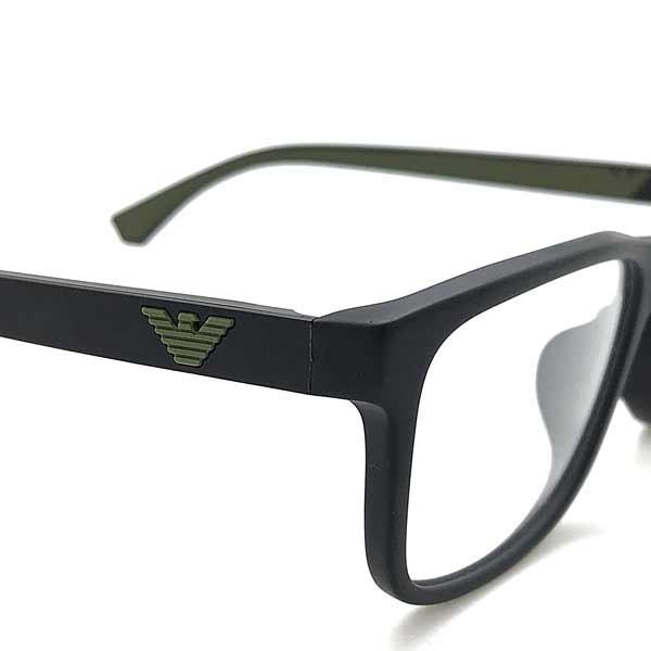 EMPORIO ARMANI エンポリオ アルマーニ マットブラック メガネフレーム