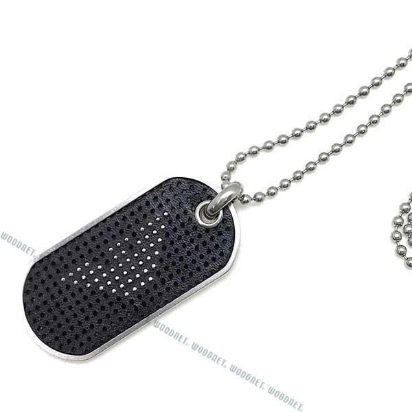 EMPORIO ARMANI エンポリオアルマーニ プレート ネックレス マット