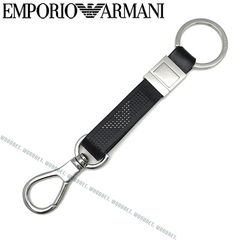 EMPORIO ARMANI エンポリオアルマーニ キーホルダー イーグルロゴ柄