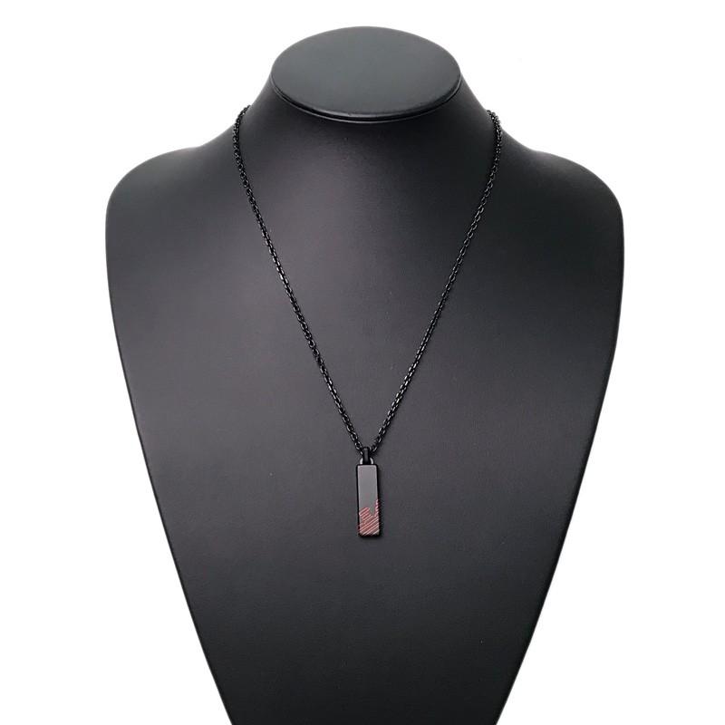 EMPORIO ARMANI エンポリオアルマーニ プレート ネックレス シルバー
