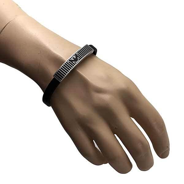 EMPORIO ARMANI エンポリオアルマーニ ブラック×マットシルバー 