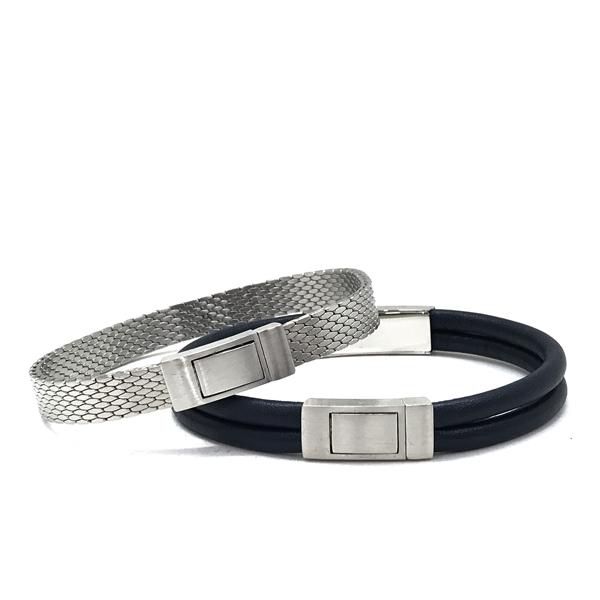 EMPORIO ARMANI エンポリオアルマーニ ブレスレット ブランド ロゴ 2連 