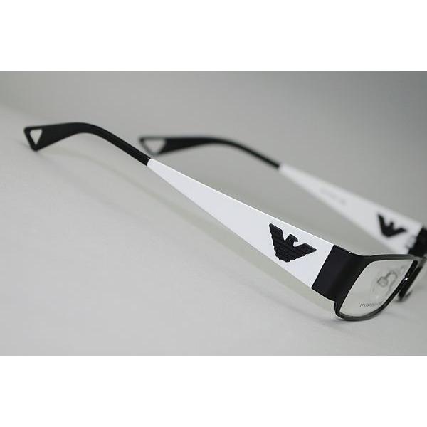 エンポリオアルマーニ リムレス ロゴ 金具 眼鏡フレーム 縁無し