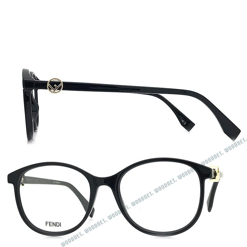 FENDI（フェンディ） メガネフレーム ブランド ブラック FF-0299-807