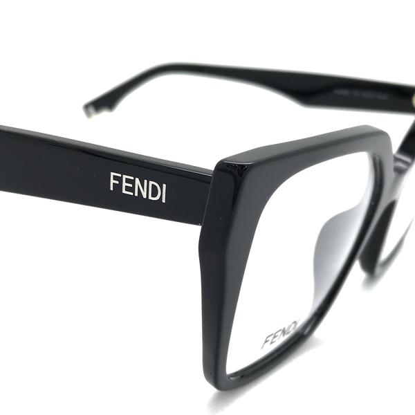FENDI メガネフレーム ブランド フェンディ ブラック 眼鏡 FF FENDI メガネフレーム ブランド フェンディ ブラック 眼鏡 FF