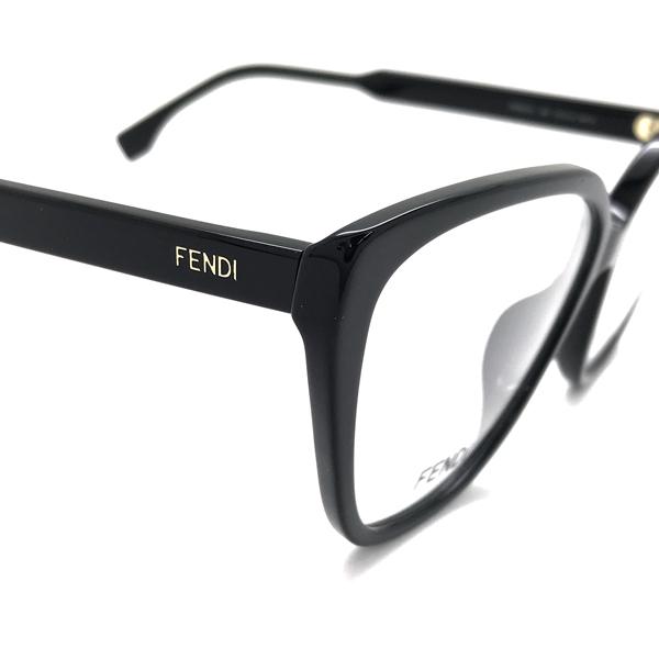 フェンディ 眼鏡フレーム FF 0020 COH 140 ブラック 中古 ABランク FENDI｜メンズ 男性 メガネ ブランドケース付き  【送料無料】 FENDI - フェンディ 眼鏡フレーム FF 0020 COH 140 ブラック 中古 AB