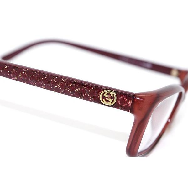 GUCCI グッチ メガネフレーム ブランド 3656F-DXL クリアレッド