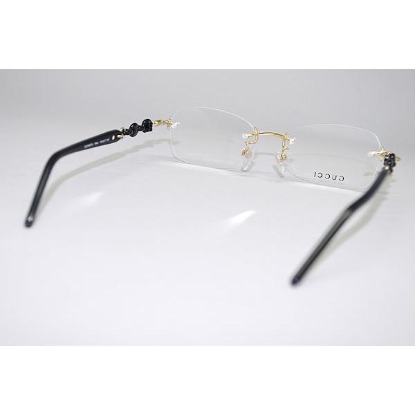 GUCCI グッチ メガネフレーム ブランド 縁無し フチなし 8557J-RHL