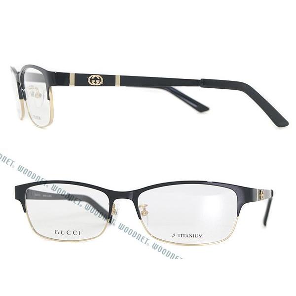 美品　GUCCI グッチ　メガネフレーム　GG9692J 日本製　アイウェア GUCCI グッチ メガネフレーム ブランド 9692J-UWX ブラック : WOODNET