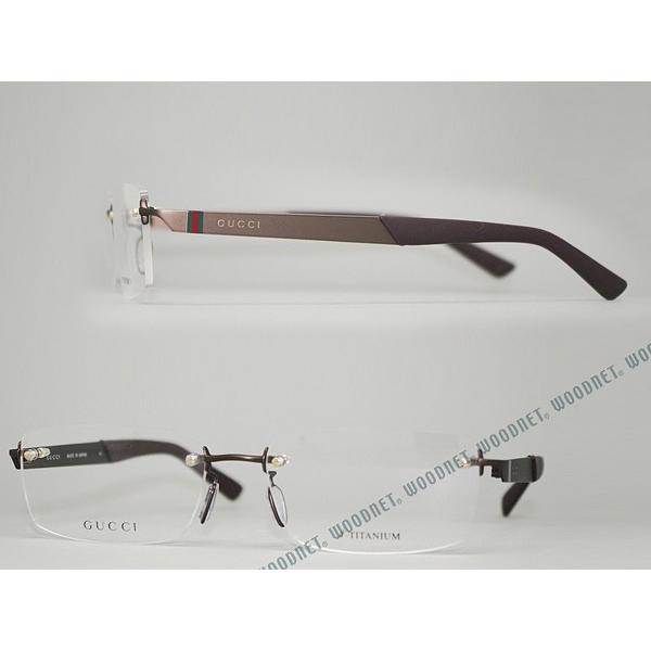 GUCCI グッチ メガネフレーム ブランド 9696J-3LT マットブロンズ 縁