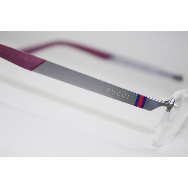 GUCCI グッチ メガネフレーム ブランド 縁無し フチなし 9696J-R80