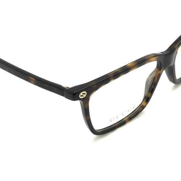 GUCCI（グッチ） ダークマーブルブラウンメガネフレーム ブランド