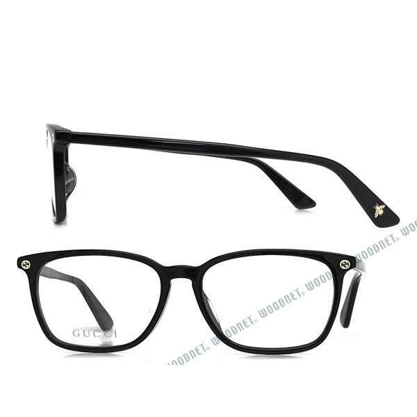 グッチ メガネ フレーム ブラック／ブラック GG0156OA-001 GUCCI GUCCI グッチ ブラックメガネフレーム ブランド 眼鏡 GUC