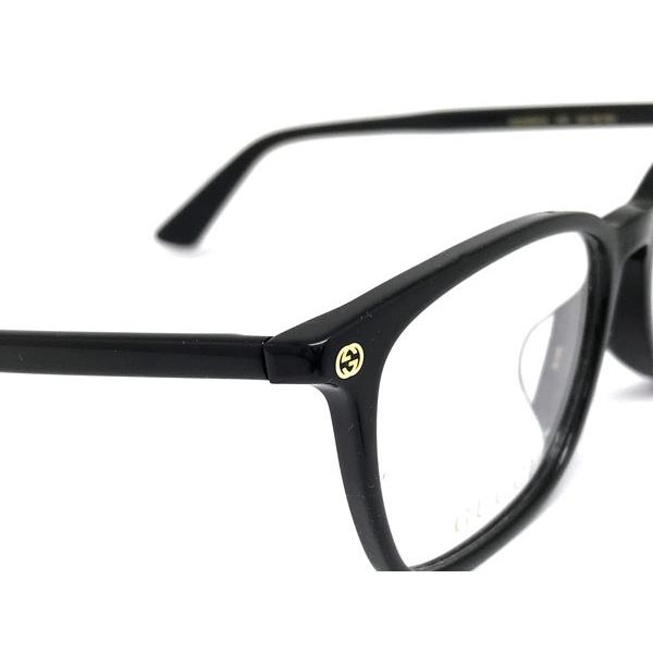 GUCCI GUCCI グッチ ブラックメガネフレーム ブランド 眼鏡 GUC