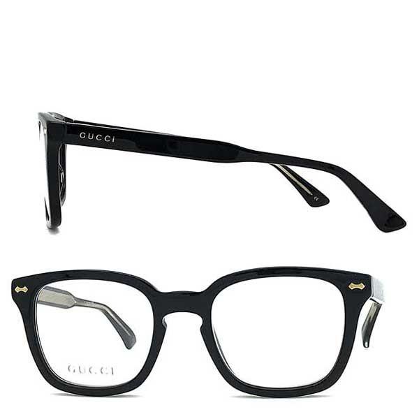 GUCCI（グッチ） ブラックメガネフレーム ブランド 眼鏡 GUC-GG-0184O