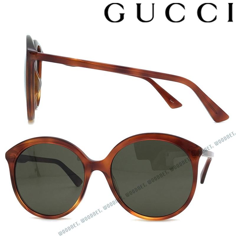 GUCCI（グッチ） ブラウン サングラス GUC-GG-0257S-002 : WOODNET
