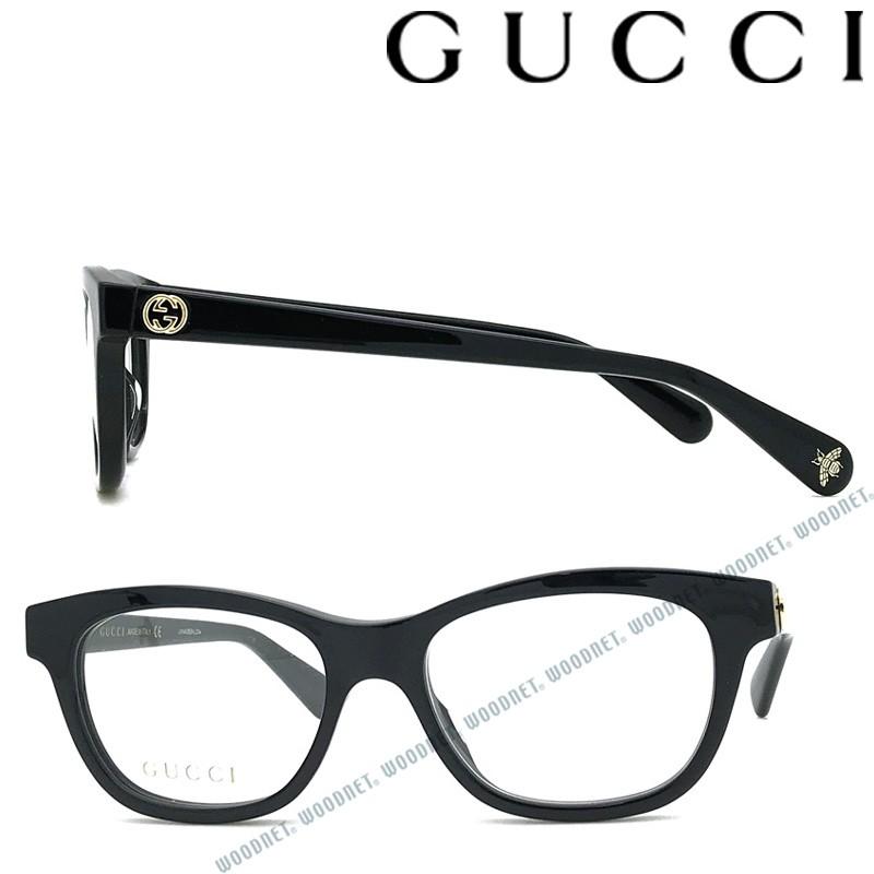 GUCCI グッチ ブラック メガネフレーム ブランド 眼鏡 GUC-GG-0372O 