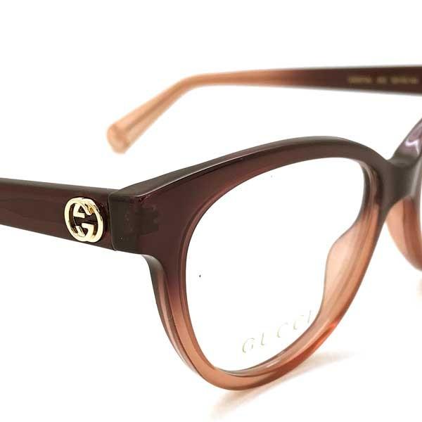 GUCCI（グッチ） クリアグラデーションブラウン メガネフレーム