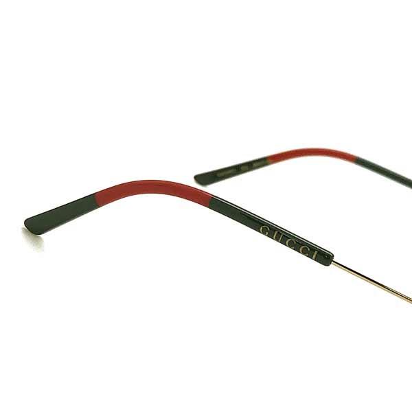 GUCCI（グッチ） ゴールド 縁無し メガネフレーム ブランド 眼鏡 2pt