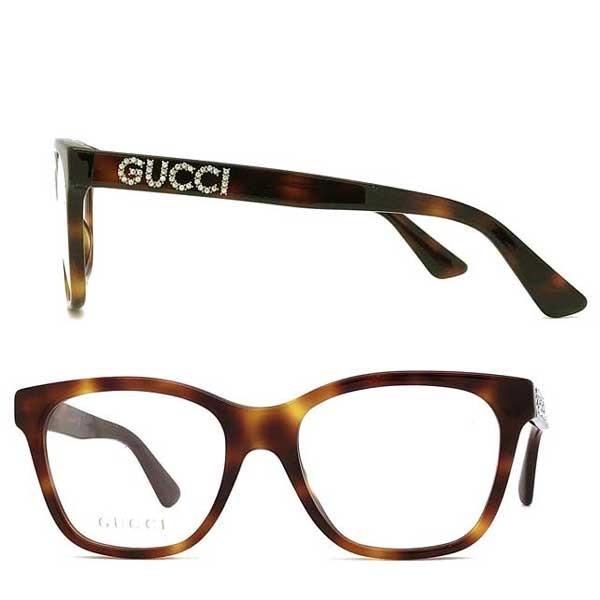 GUCCI（グッチ） ダークマーブルブラウン メガネフレーム ブランド