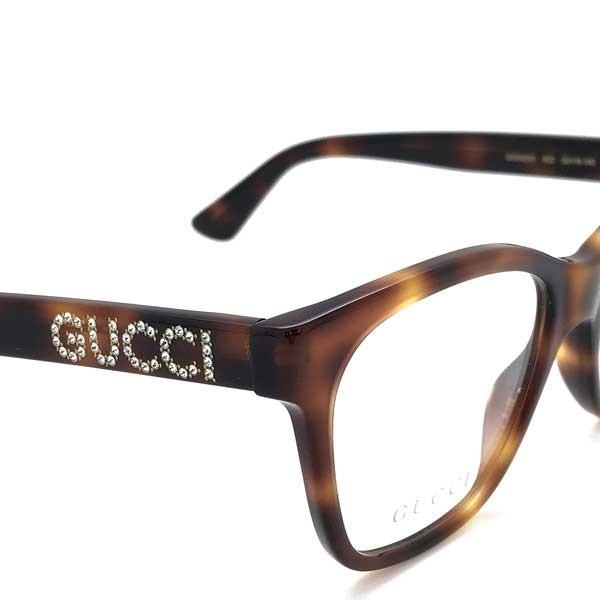 GUCCI（グッチ） ダークマーブルブラウン メガネフレーム ブランド