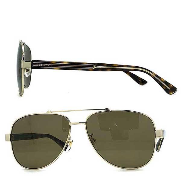 GUCCI（グッチ） サングラス ティアドロップ ブラウン GUC-GG-0528S