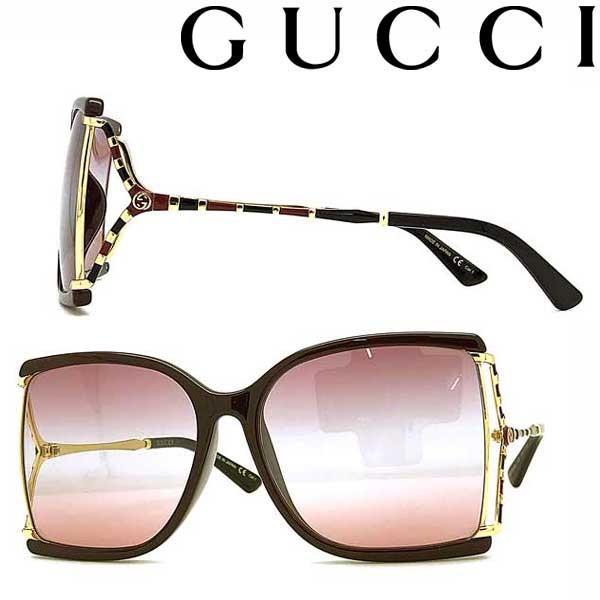 極美品　グッチ　GUCCI　サングラス　グラデーションレンズ　スクエア GUCCI（グッチ） 【在庫処分特価】ブランド サングラス グラデーション