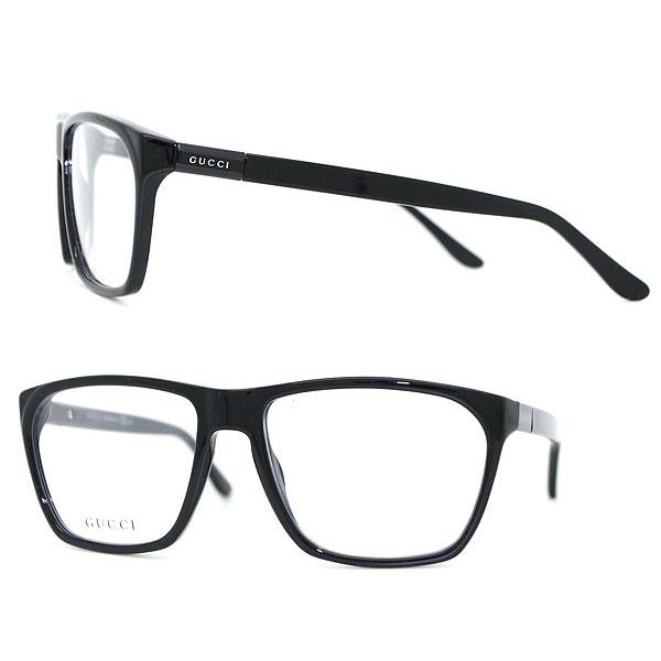お値下げ！GUCCI グッチ　黒縁メガネフレーム GUCCI グッチ メガネフレーム ブランド 1005-00S ブラック : WOODNET