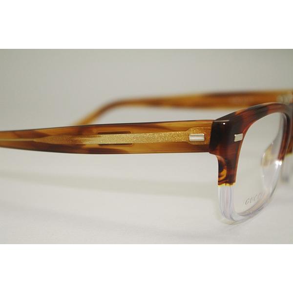 GUCCI（グッチ） メガネフレーム ブランド 鼈甲柄ブラウン 1080-EID