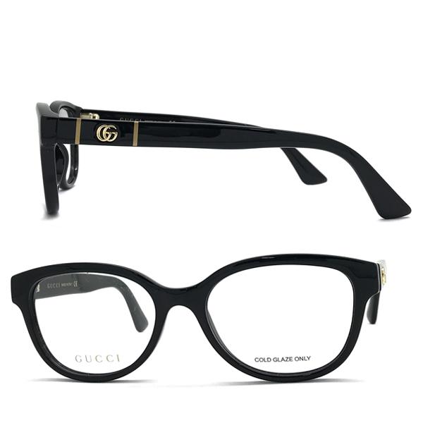 GUCCI メガネ ブラックフレーム ケース付き GUCCI（グッチ） メガネフレーム ブランド ブラック 眼鏡 GUC-GG-1115O