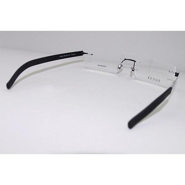 GUCCI グッチ メガネフレーム ブランド 縁無し フチなし 2203-WWQ