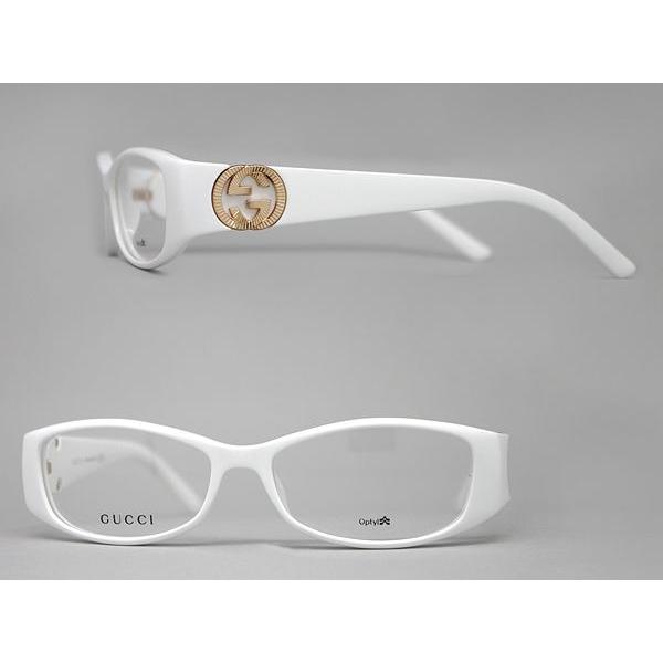 GUCCI グッチ メガネフレーム ブランド 3186-VK6 ホワイト : WOODNET
