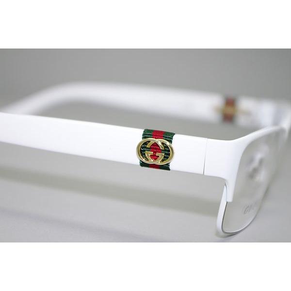 GUCCI グッチ メガネフレーム ブランド 4244-UYU ホワイト×シルバー