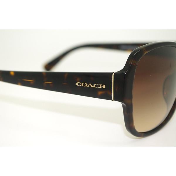 D）COACH コーチ グレーグラデーション サングラス HC8331 D）COACH コーチ グレーグラデーション サングラス HC8331