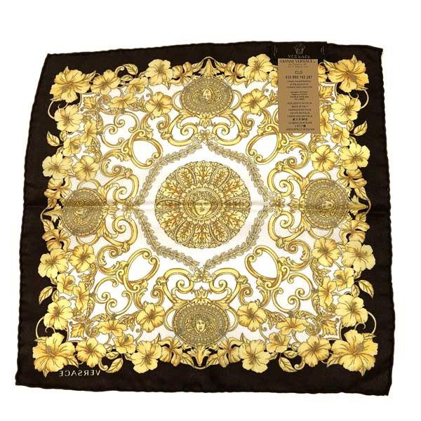 VERSACE（ヴェルサーチェ） ベルサーチ ポケットチーフ ブラック