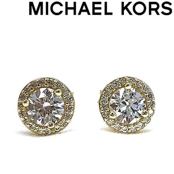 MICHAELKORS マイケルコース ピアス MK ゴールド クリスタル 新品 MICHAEL KORS（マイケルコース） ピアス ゴールド MKC1035AN710